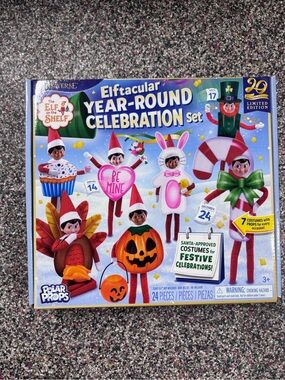 Elftacular Year-Round Celebration Set - Halloween Christmas Thanksgiving Vday